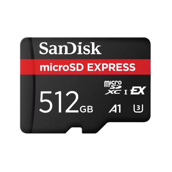 Sandisk microSDXC 512GB Express 880/650 MB/s U3 (226862)